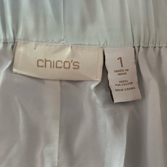 Chicos blue watercolor skirt - Picture 4 of 8